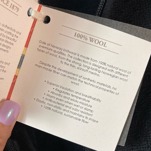 Dale of Norway Jotinheimen knit shell weatherproof jacket black small NWT - Picture 5 of 12